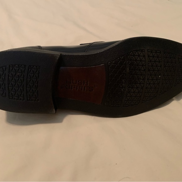 Hush Puppies Mens Noble Casual Black dress shoes - Picture 3 of 4
